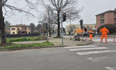 Monticelli: in corso il rifacimento della segnaletica orizzontale