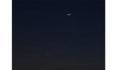 L'equinozio di primavera porta lo spettacolo del bacio tra luna e Venere 