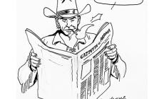 Anche Tex Willer legge la Gazzetta!