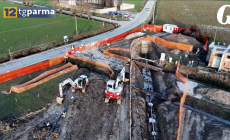 San Nazzaro di Sissa, Sp33 chiusa dal 7 al 17 aprile per i lavori alla rotatoria  - Video