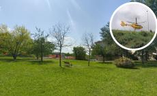 16enne cade in bicicletta a Collecchio: intervengono elisoccorso e ambulanza 