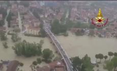 Cesena sott'acqua: guarda le immagini riprese dall'elicottero dei Vigili del fuoco. Bonaccini: "Arriva altra pioggia"