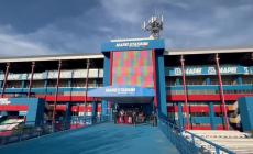 Aspettando il derby: Piovani davanti al Mapei Stadium:  "Alle 18.30 si sono aperti i cancelli. Imponente lo spiegamento delle forze dell'ordine"