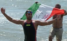 Fondo: oro di Domenico Acerenza nei 10km in acque libere