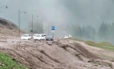 Bomba d'acqua: evacuati alberghi e case in val di Fassa 