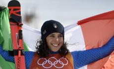 Federica Brignone trionfa nel SuperG in Val d'Isere. Terza Goggia. "E' bellissimo vincere con tutta la famiglia intorno"