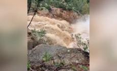 Maltempo nel Cagliaritano, s'ingrossa il rio San Girolamo