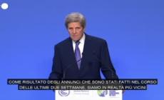 Cop26, Kerry: "A Glasgow sparato il colpo di partenza, e' un inizio"