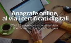 Anagrafe online, al via i certificati digitali