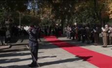 Mattarella a Madrid, deposta una corona al Monumento ai caduti