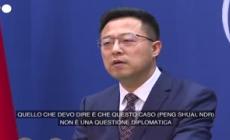Portavoce del ministro degli Esteri cinese: "Il caso Peng Shuai non e' una questione diplomatica"