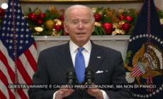 Covid, Biden: "Omicron motivo di preoccupazione, non di panico"