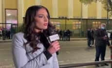 Greta Beccaglia in collegamento tv fuori dal Franchi: "Voglio tornare alla normalita'"