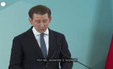 Austria, Kurz: "E' stato un grande onore servire la Repubblica"