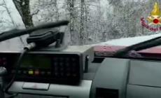Maltempo, neve nel Pistoiese: disagi alla viabilita'