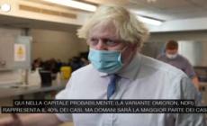 Covid, Johnson: "La variante Omicron sara' presto prevalente"