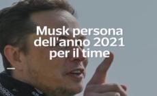Elon Musk persona dell'anno 2021 per il Time