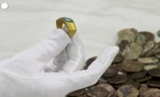 Archeologia: Israele, trovata in Cesarea gemma con figura Buon Pastore