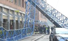 Crollo della gru: folla al funerale di Peretto a Cassano d'Adda