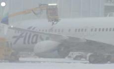 Usa: forte nevicata sullo stato di Washington,  ritardi e cancellazioni per molti voli