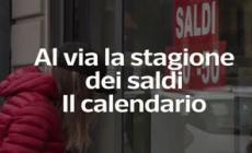 Al via la stagione dei saldi invernali: partono Basilicata e Sicilia