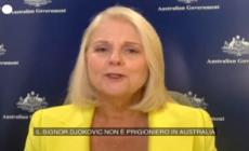 La ministra degli Interni australiana: "Djokovic non e' prigioniero"