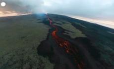 Galapagos, la lava continua a uscire dal vulcano Wolf