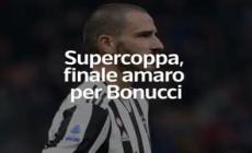 Supercoppa, finale amaro per Bonucci