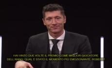 Fifa Awards, Lewandowski miglior giocatore: "La mia squadra? Questo trofeo e' per loro"
