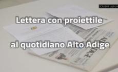 Lettera con proiettile al quotidiano Alto Adige