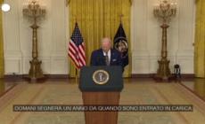 Biden: "Un anno pieno di sfide, ma anche di enormi progressi"