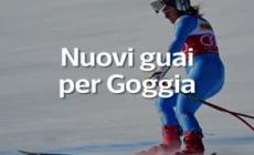 Goggia cade nel Super G: lesione parziale al crociato e piccola frattura