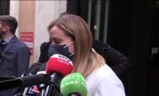 Quirinale, Meloni: "Sodisfatta per il nostro voto compatto, e' utile per misurarci"