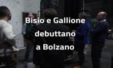 Bisio e Gallione debuttano a Bolzano