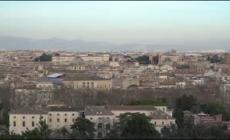 Quirinale, il doppio sorvolo delle Frecce tricolori visto dal Gianicolo