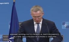 Ucraina, Nato: "Momento pericoloso per la sicurezza europea"