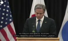 Blinken: "Se la Russia invade l'Ucraina, nostra risposta rapida e severa"