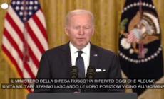 Crisi Ucraina, Biden: "Non e' ancora verificato il ritiro delle truppe russe"