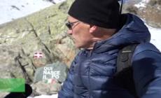 Il Monviso senza neve, manca l'acqua dove nasce il Po