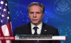 Ucraina, Blinken: "Biden pronto a incontrare Putin in ogni momento"