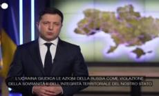 Ucraina, Zelensky: "Riconoscendo i ribelli, Mosca viola la nostra sovranita'"