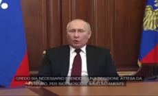 Ucraina, Putin riconosce l'indipendenza dei separatisti filo-russi del Donbass