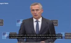 Ucraina, Nato: "Da Russia seria escalation militare, siamo in allerta"