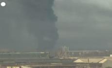 Ucraina, fumo sull'aeroporto militare a Chuguev