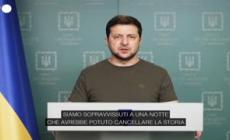 Ucraina, Zelensky: "Una notte che avrebbe potuto cancellare la nostra storia"