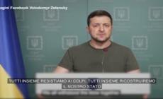 Ucraina, Zelensky alla popolazione: "Continuate a resistere, c'e' una chance"