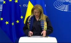 Metsola: "Abbassato il riscaldamento del Parlamento europeo, la liberta' costa"