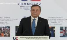 Draghi: "Non siamo in economia di guerra ma e' bene prepararsi"