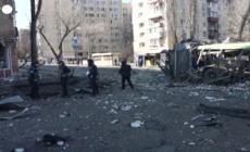 Ucraina, missile caduto a Kiev: sindaco, soccorritori e polizia sul posto