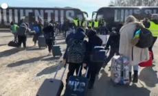 Ucraina, la Juventus porta in salvo 80 profughi